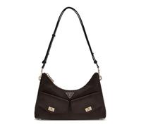 GUESS borsa a tracolla Blake Convertible Shoulder Bag Brown Logo marrone scuro