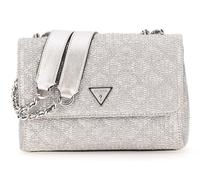 GUESS borsa a tracolla borsa da sera Giully II Compound Convertible Flap Bag Silber argentato