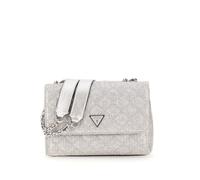 GUESS borsa a tracolla borsa da sera Giully II Compound Convertible Flap Bag Silber argentato