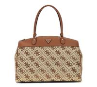 GUESS borsa a tracolla borsa da viaggio Audrey Logo Deluxe Dome Tote Cognac Logo marrone