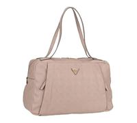 GUESS borsa a tracolla borsa da viaggio Devon Travel Tote Taupe Logo grigio talpa