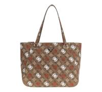 GUESS borsa a tracolla borsa da viaggio Eliette Logo Travel Tote Latte Logo/Ginger marrone chiaro