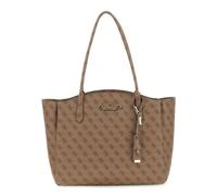 GUESS borsa a tracolla borsa da viaggio Lindsey Travel Tote Latte Logo marrone