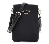 GUESS borsa a tracolla borsa per cellulare Follie Travel Chit Chat Phone Bag Black nero