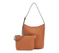 GUESS borsa a tracolla borsa per utensili Meridian II Bucket Bag Cognac marrone
