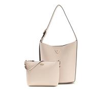 GUESS borsa a tracolla borsa per utensili Meridian II Bucket Bag Ivory avorio