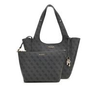 GUESS borsa a tracolla borsa shopper Calista 2 in 1 Tote Coal Logo grigio scuro
