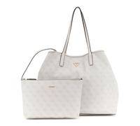 GUESS borsa a tracolla borsa shopper Eco Victtoria Large 2 In 1 Tote Bone Logo beige