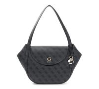 GUESS borsa a tracolla borsetta Coleen Logo Flap Shoulder Bag Coal Logo grigio scuro