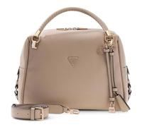 GUESS borsa a tracolla borsetta Danya Satchel Taupe grigio talpa