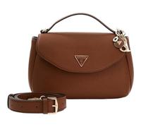 GUESS borsa a tracolla borsetta Evie Top Handle Flap Bag Cognac marrone