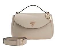GUESS borsa a tracolla borsetta Evie Top Handle Flap Bag Light Taupe avorio