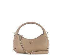 GUESS borsa a tracolla borsetta Gilda Mini Hobo Beige grigio talpa