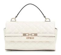GUESS borsa a tracolla borsetta Idra Top Handle Flap Bag Stone avorio
