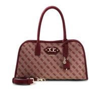 GUESS borsa a tracolla borsetta Samantha Girlfriend Satchel Merlot Logo bordeaux