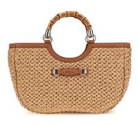 GUESS Siria Girlfriend Satchel Bag Natural / Caramel