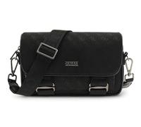 GUESS borsa a tracolla Boston Messenger Dark Black nero