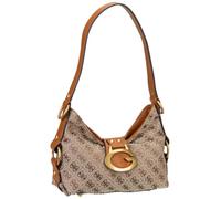GUESS borsa a tracolla Camden Mini Shoulder Bag Latte Logo/Cognac marrone