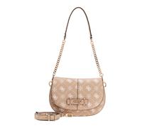 GUESS borsa a tracolla Carrie Logo Flap Shoulder Bag Biscotti Logo
