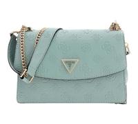 GUESS borsa a tracolla Cresidia II Convertible Xbody Flap Bag Light Sage Logo menta