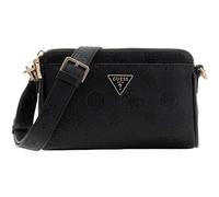GUESS borsa a tracolla Cresidia II Mini Xbody Top Zip Bag Black Logo nero