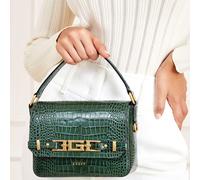 GUESS Borsa a Tracolla Cristina Crossbody Pelle Verde Nuovo