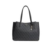 GUESS borsa a tracolla borsa da ufficio con scomparto per laptop Noelle II Tech Tote Coal Logo grigio scuro