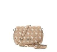 GUESS borsa a tracolla Emelie Logo Flap Shoulder Bag Biscotti Logo marrone chiaro