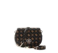 GUESS borsa a tracolla Emelie Logo Flap Shoulder Bag Espresso Logo marrone scuro