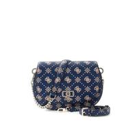 GUESS borsa a tracolla Emelie Logo Flap Shoulder Bag Navy Logo blu scuro