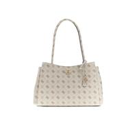 GUESS borsa a tracolla Emelie Logo Girlfriend Carryall Vanilla Logo avorio