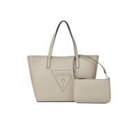 GUESS borsa a tracolla Emelie Logo Top Zip Shoulder Bag Light Blue Logo celeste