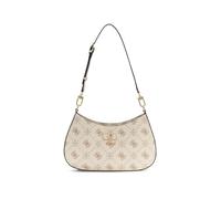 GUESS borsa a tracolla Emelie Logo Top Zip Shoulder Bag Vanilla Logo avorio