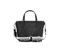 GUESS borsa a tracolla Emelie Logo Top Zip Shoulder Bag White Logo bianco