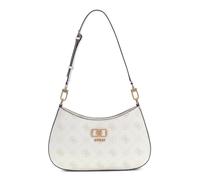 GUESS borsa a tracolla Emelie Logo Top Zip Shoulder Bag White Logo bianco