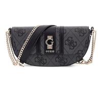 GUESS borsa a tracolla Erenia Convertible Crossbody Flap Coal Logo grigio scuro