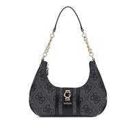 GUESS borsa a tracolla Erenia Top Zip Shoulder Bag Coal Logo grigio scuro