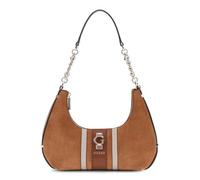 GUESS borsa a tracolla Erenia Top Zip Shoulder Bag Cognac Multi marrone