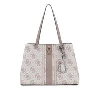 GUESS borsa a tracolla Erenia Tote Bag Dark Taupe Logo grigio talpa