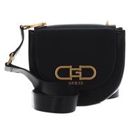 GUESS Borsa a Tracolla Fleet Mini Sella, Crossbody Donna, Nero, Taglia Unica