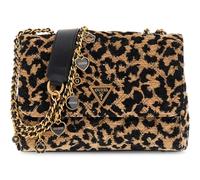GUESS borsa a tracolla Giully II 2 Compartment Convertible Flap Leopard marrone chiaro
