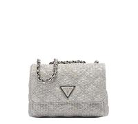 GUESS Borsa a tracolla 'GIULLY II MINI 2 COMP CVRT FLP' argento Donna GUESS One Size