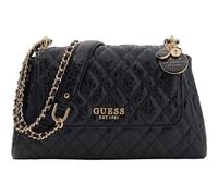 GUESS borsa a tracolla Isemay Convertible Xbody Flap Bag Black nero