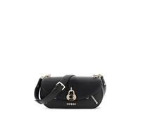 GUESS borsa a tracolla Jessa Flap Crossbody Bag Black nero