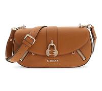 GUESS borsa a tracolla Jessa Flap Crossbody Bag Caramel marrone