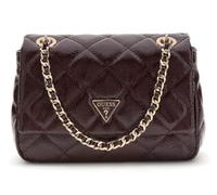 GUESS borsa a tracolla Juliet Mini Flap Bag Burgundy viola scuro