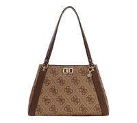 GUESS borsa a tracolla Karnilla Logo Girlfriend Carryall Latte Logo/Brown marrone chiaro