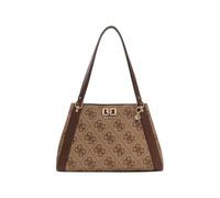 GUESS Borsa mano/spalla Karnilla logo latte logo/brown Dimensioni borsa: Grande