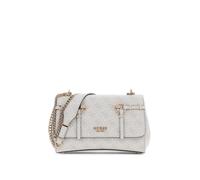 GUESS borsa a tracolla Leona Logo Convertible Xbody Flap Bone Logo avorio