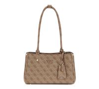 GUESS borsa a tracolla Meridian II Shoulder Satchel Bag Latte Logo